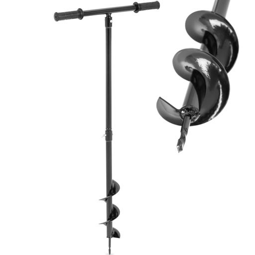 Drill rig handheld earth auger 80 mm diameter to 100 cm