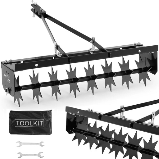 Lawnmower aerator scarifier 8 blades 810 mm