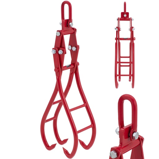 Clamp tongs for logs log self-locking 1360 kg