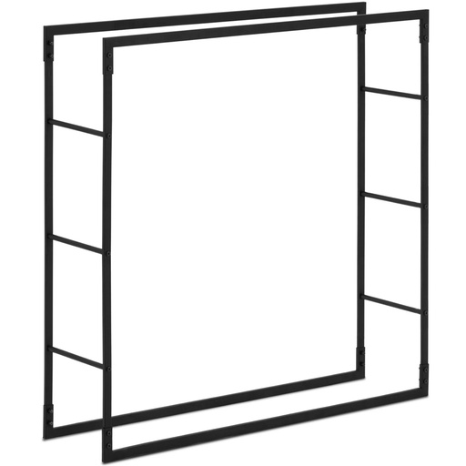 LOFT rectangular metal firewood stand up to 35 kg 100 x 25 x 100 cm