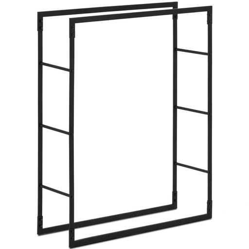 LOFT rectangular metal firewood stand up to 40 kg 80 x 25 x 100 cm