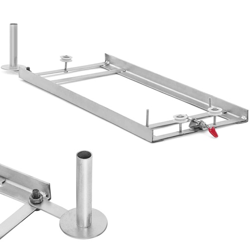 Biškopības stieples spriegotājs STAL rāmjiem 700 x 260 x 75 mm