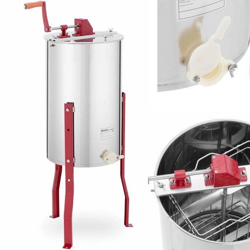 Rankinė nerūdijančio plieno 2 rėmų medaus centrifuga