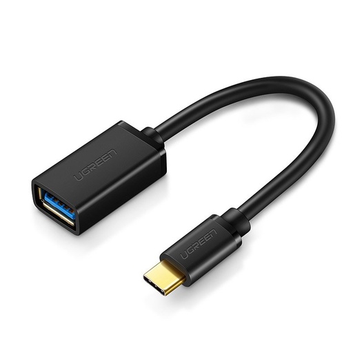 Adapter OTG cable adapter from USB 3.0 to USB-C - black