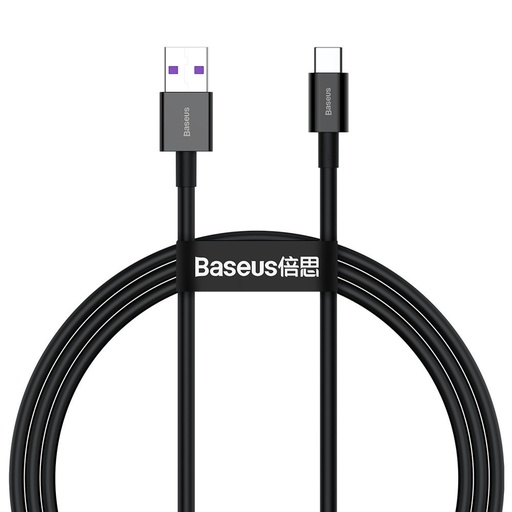Superior cable cable for Huawei USB - USB-C 11V / 6A SuperCharge 1m - black