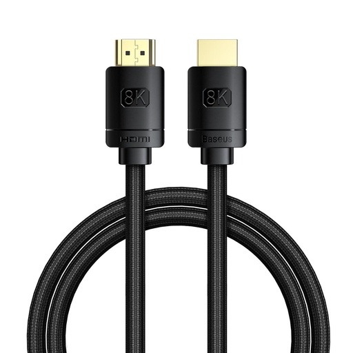 HDMI 2.1 High Definition Series 8K priekšējais kabelis 1,5 m - melns