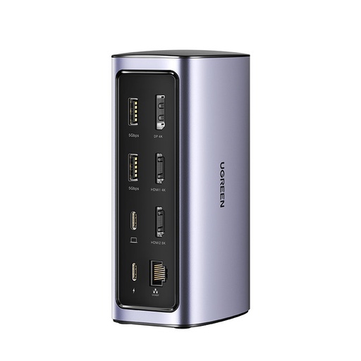 12in1 Multifunctional Docking Station Adapter HUB Ugreen CM555 - gray