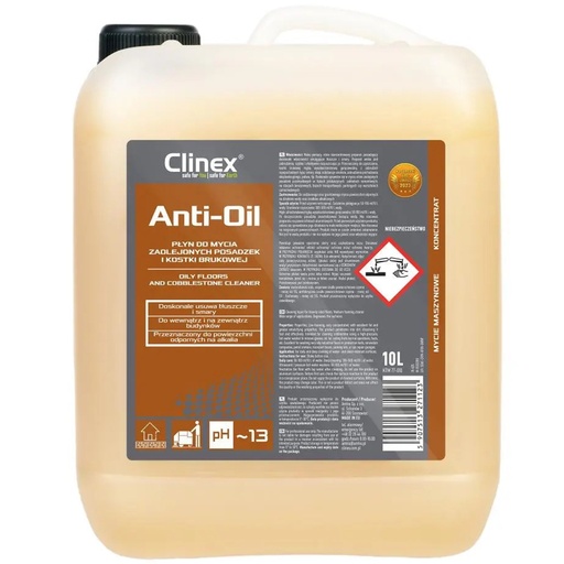 CLINEX Anti-Oil 10L betona bruģa eļļas traipu tīrītājs