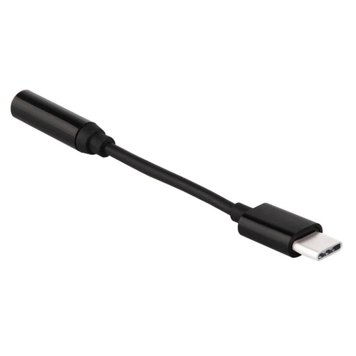Adapter adapter from USB-C to 3.5 mini jack audio jack black