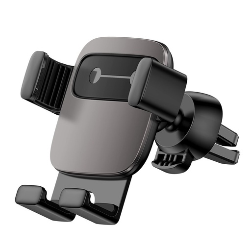 Gravity car mount for phone on grille Cube air vent black