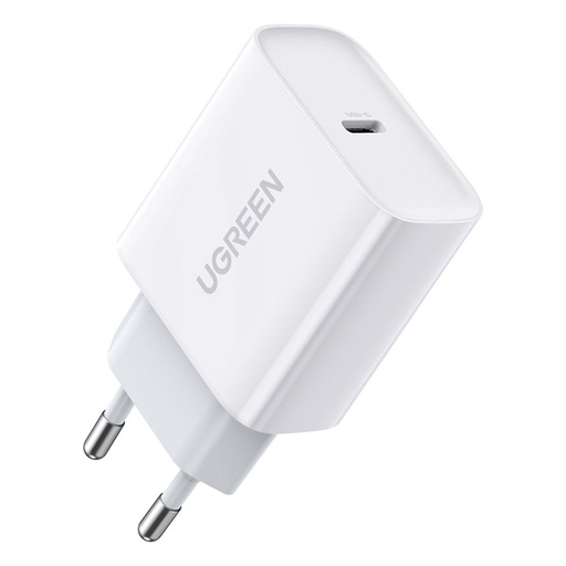 USB Power Delivery 3.0 Quick Charge 4.0+ 20W 3A strāvas lādētājs, balts