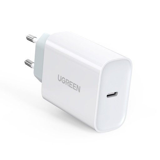 USB-C Power Delivery 30 W Quick Charge 4.0 tīkla lādētājs, balts