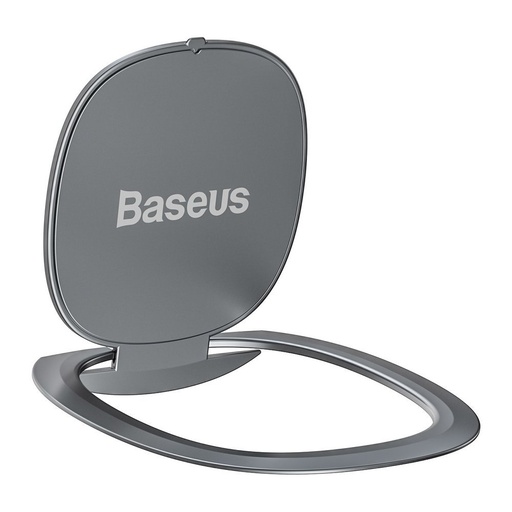 Ultra-thin adhesive ring holder phone stand silver