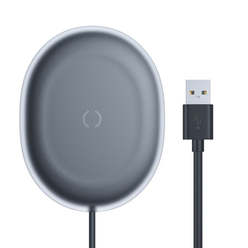 Jelly Qi 15W bezvadu lādētājs tālruņa austiņām + USB kabelis - USB-C melns