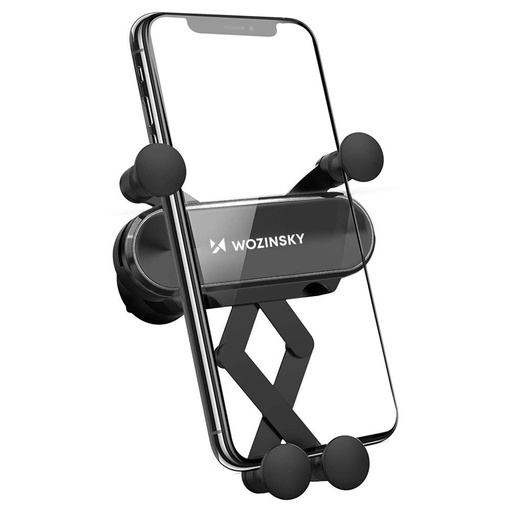 Gravity car phone holder for air vents black