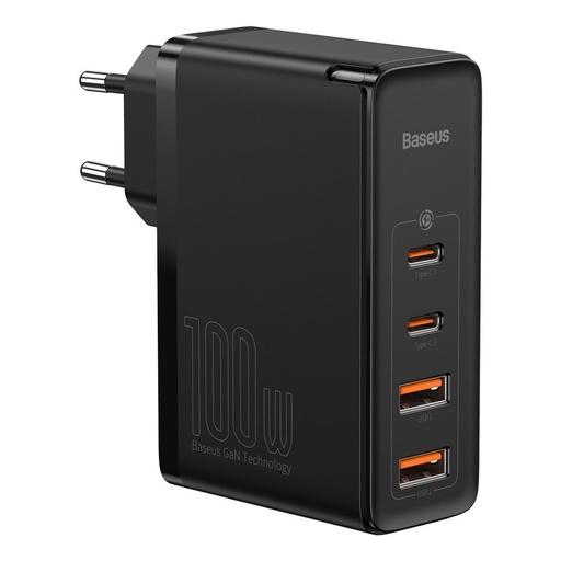 GaN2 Pro USB USB-C QC PD greitasis įkroviklis 100 W, juodas