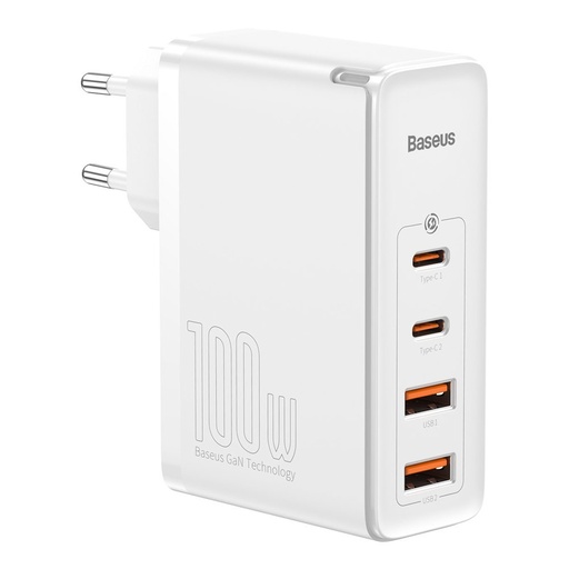 GaN2 Pro USB USB-C QC PD greitasis įkroviklis 100 W, baltas