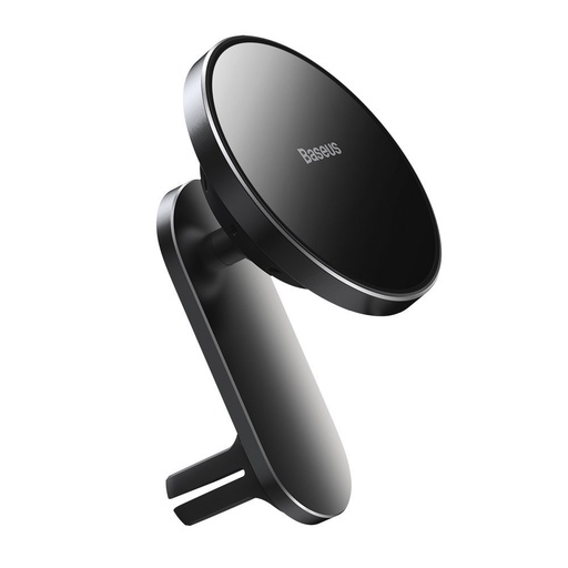 Automobilinis magnetinis laikiklis Qi indukcinis įkroviklis 15W MagSafe, skirtas iPhone, juodas