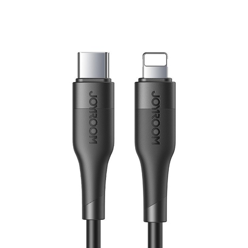 "iPhone" USB-C - "Lightning PD" 2.4A 20W greitojo įkrovimo kabelis 1,2 m juodas
