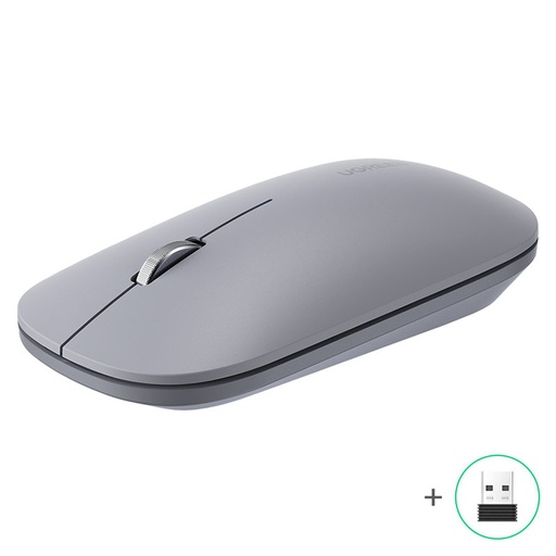Patogi belaidė kompiuterio pelė USB pilka