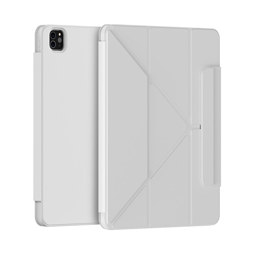 Dėklas su stovu "iPad Pro 12,9'' 2018-2021 Safattach Y tipo dėklas, baltas