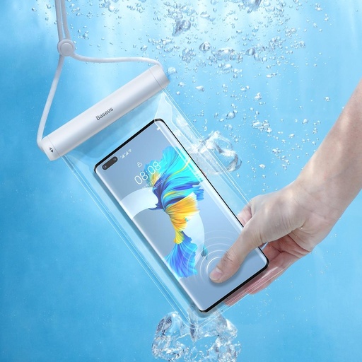 Waterproof phone case Slide-cover white