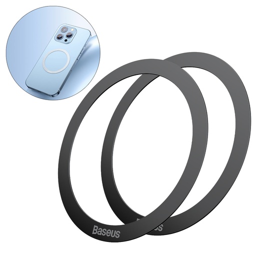 Halo Series magnetic phone ring KIT 2pcs black