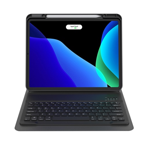 Klaviatūros dėklas "iPad Pro 12,9'' 2018-2021 Brilliance", juodos spalvos