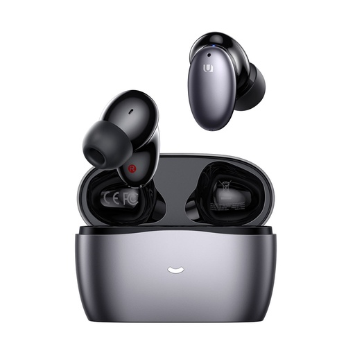 "HiTune X6 TWS Bluetooth 5.0 ANC" belaidės ausinės pilkos spalvos