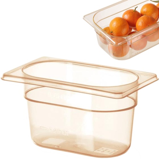 Grilamid GN container for high temperature GN 1/9 height 100 mm - Hendi 869772