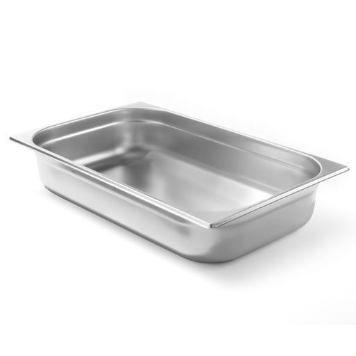 GN container 1/1 height 100 mm in stainless steel - Hendi 800133