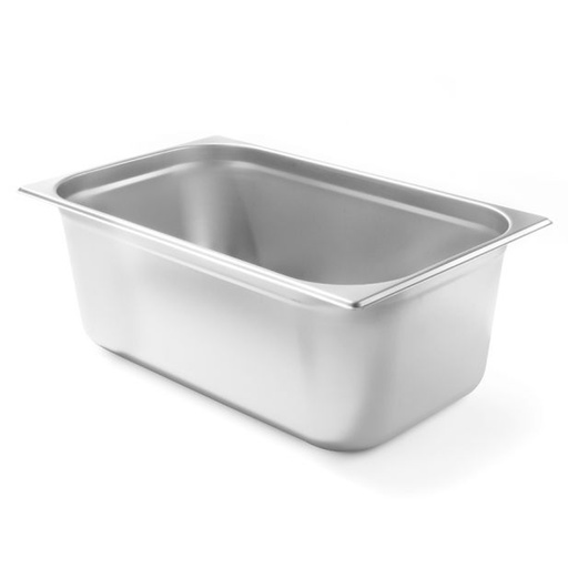 GN container 1/1 height 200 mm in stainless steel - Hendi 800157