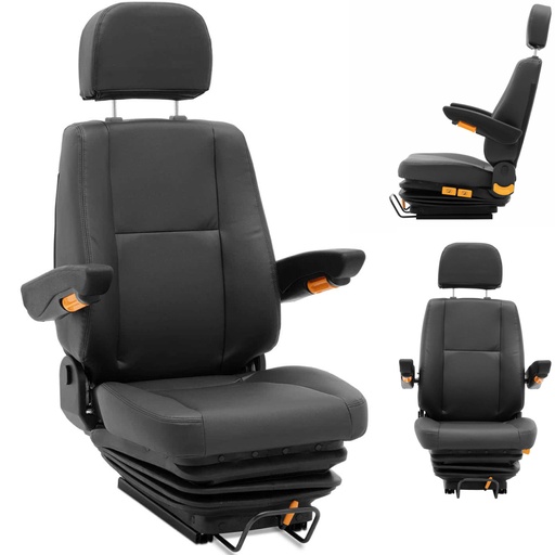 Seat universal seat adjustable for tractor tractor mower 51 x 50 cm