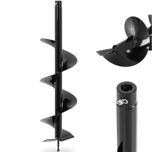 Augsnes urbjmašīnas urbjmašīnas urbjmašīna ar benzīna dzinēju, diametrs 20 cm, garums 80 cm