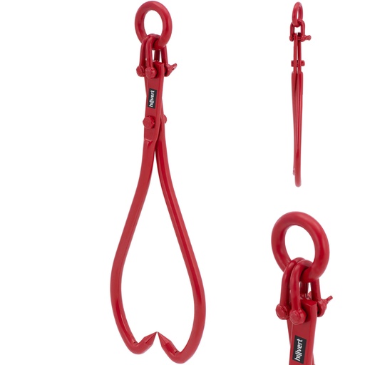 Grapple tongs for loading log bales 600 kg