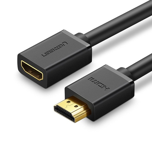 HDMI 1.4v 4K 60Hz 30AWG 2 m kabeļa pagarinātājs melns