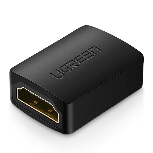 HDMI kabeļa adaptera savienotājs melns