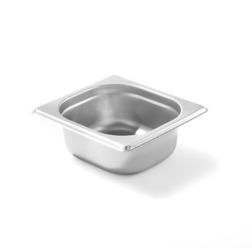 GN 1/6 height 65 mm stainless steel container - Hendi 800621