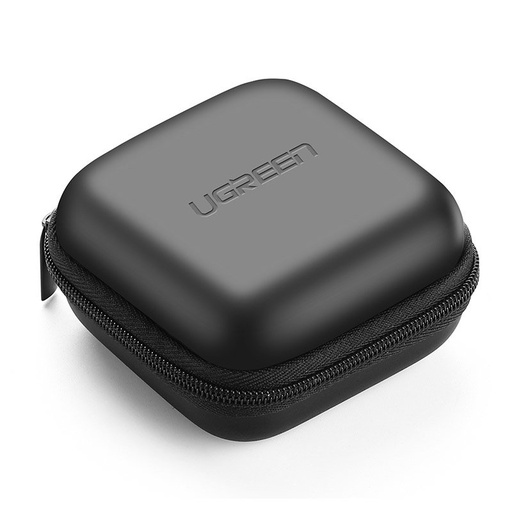Dėklas ausinėms ir GSM priedams 8x8cm juodas