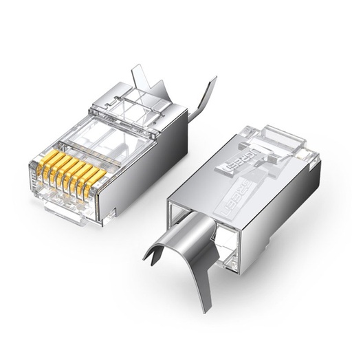 RJ45 8P8C Cat 6A / 7 moduļu kontaktdakša - 10 gab. komplektā.