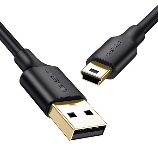 USB ir mini USB 480 Mbps kabelis 3 m juodas