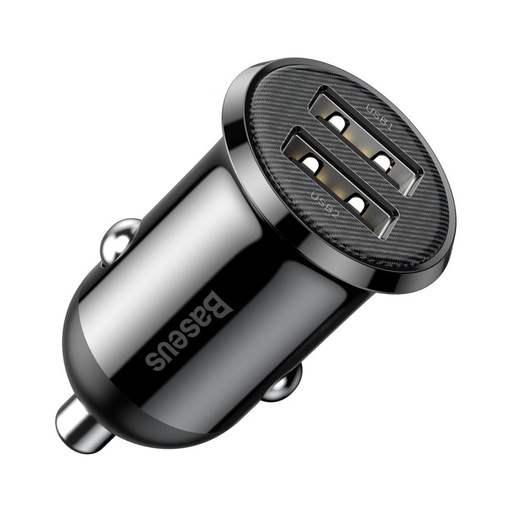 Grain PRO 2x USB 4.8A auto lādētājs melns
