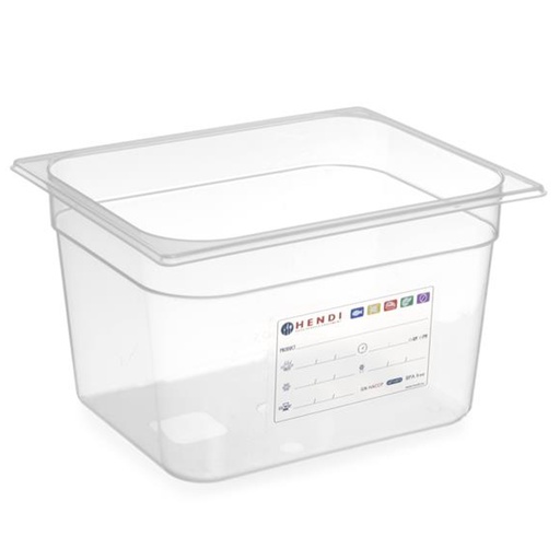 Polypropylene container GN 1/2 height 150 mm - Hendi 880166
