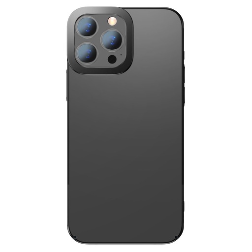 Skaidrus "iPhone 13 Pro Max" blizgantis dėklas, juodas