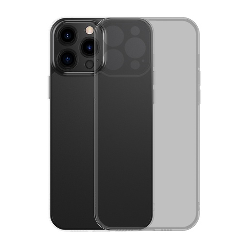 Dėklas iPhone 13 Pro standus dėklas su geliniu rėmeliu, juodas