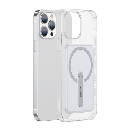 Magnetinis dėklas su stovu "iPhone 13 Pro 6,1'' 2021 permatomas