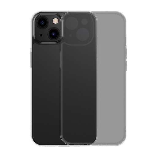 Dėklas iPhone 13 standus dėklas su geliniu rėmeliu juodas