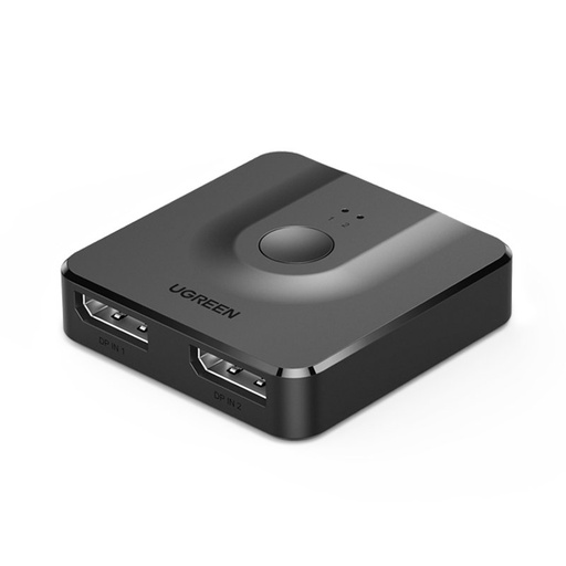 2x "DisplayPort" įvesties ir 1x "DisplayPort" išvesties jungiklis 4K 1080p juodas