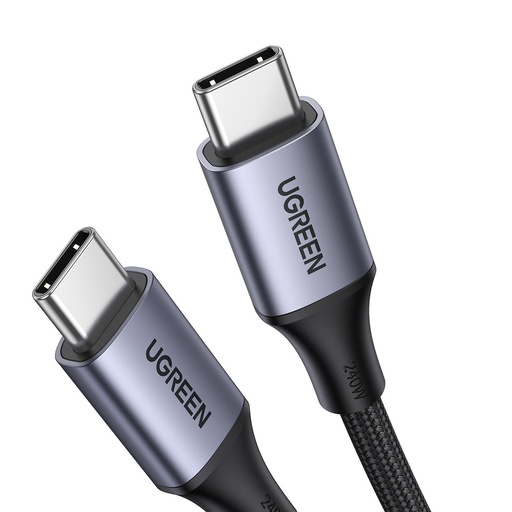 Pintas kabelis USB-C Power Delivery 240W 5A 2 m pilkos spalvos