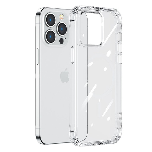 Dangtelis iPhone 14 Pro Max šarvuotam dėklui su kabliukų stovu skaidrus